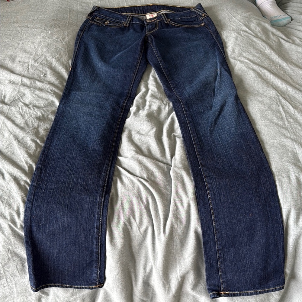 True Religion Women's Boot Cut Jeans - Dark Blue